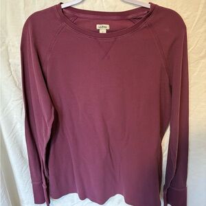 L.L. Bean Women's Plum Long Sleeve Tee